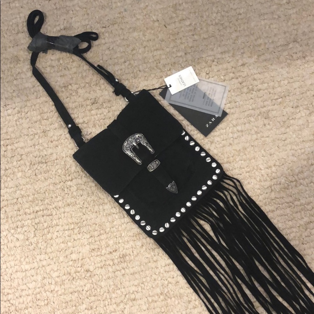 Tasseled purse from Zara